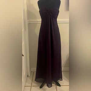 Bill Levkoff Plum Gown